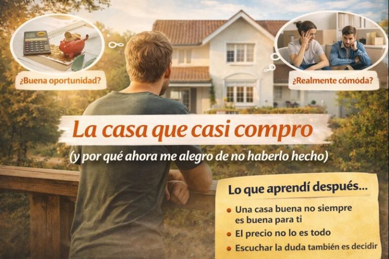 La casa que casi compro (y por qué ahora me alegro de no haberlo hecho)